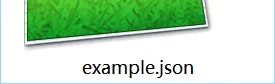 JSON example file